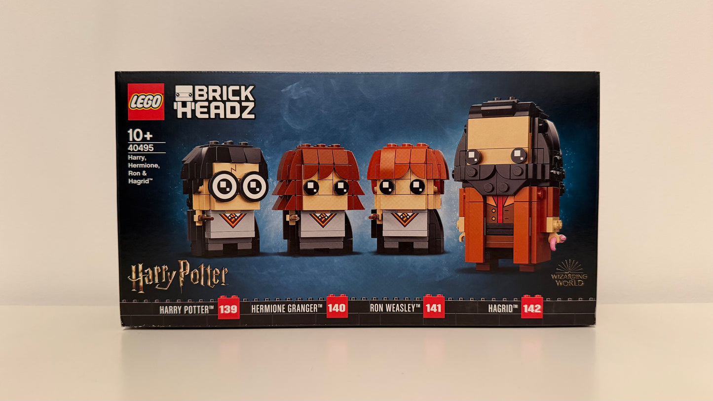 LEGO® 40495 Harry Potter BrickHeadz Wizarding World Harry, Hermione, Ron & Hagrid