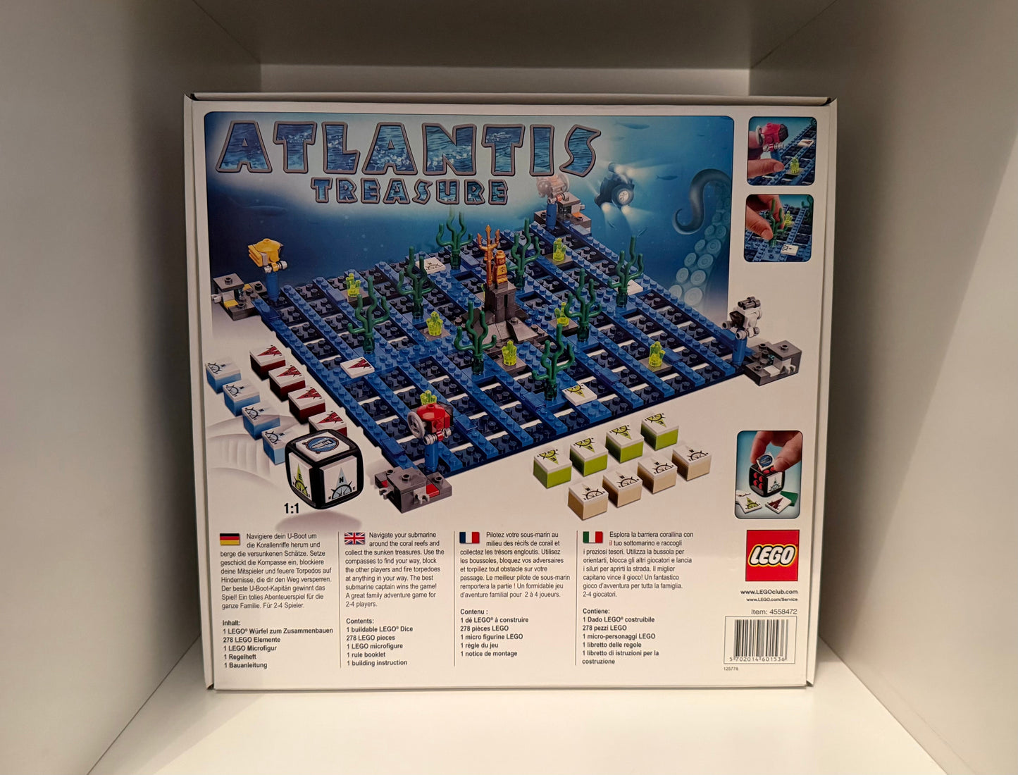 LEGO® 3851 Brettspiel Atlantis Treasure